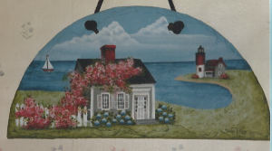 Rose Covered Cape Cod Cottage - Geri Tilley