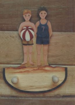 Kids with Beach Ball - Arlene Beck