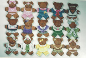 Tiny Teddies The Girls - Susan Cochrane