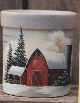 Winter Barn - Debbie Toews