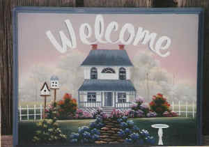 Welcome Yard Sign - Debbie Toews