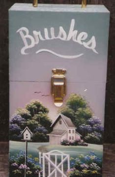 Spring Brush Holder - Debbie Toews