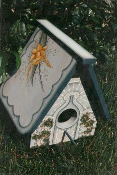 Spring Birdhouse with Jonquils  - Charles Johnson