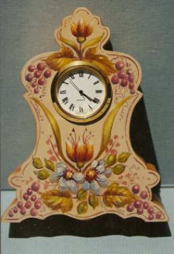 Tulips and Berries Clock - Carolyn Phillips