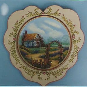 Rose Cottage Plate - Carolyn Phillips