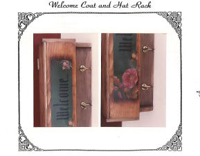 Welcome Coat and Hat Rack - Ann Kingslan