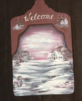 A Frosty Welcome Shovel - Gladys Neilsen