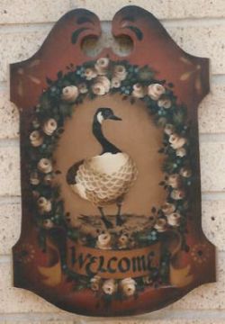 Winter Welcome Board - Shirley Wilson